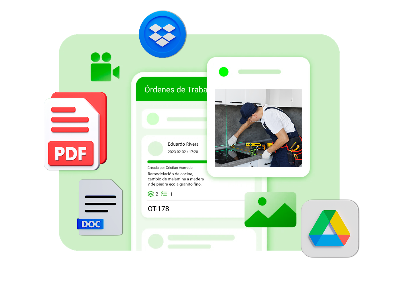 Electrical services control in ProyecPro